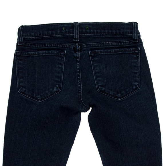 J BRAND Blue Medium Wash Low-Rise Skinny Jeans - Picture 4 of 5